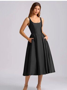 Azazie Amalie Black Size 2